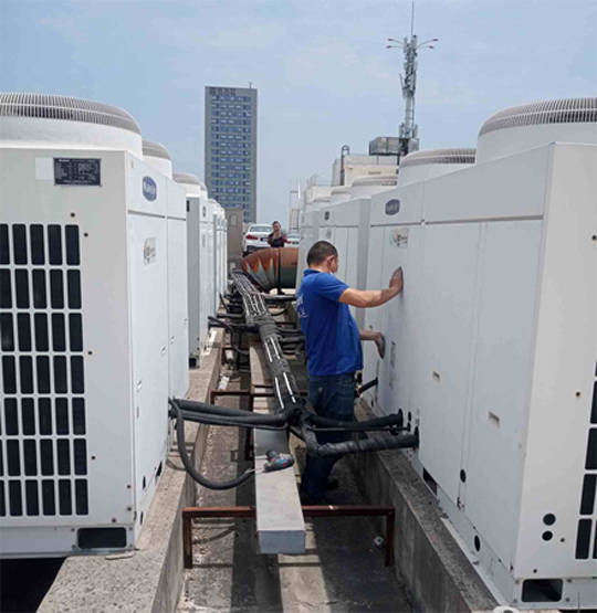 南木林中央空调制热和不制冷系统维修方法